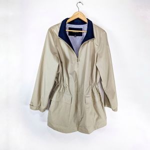 London Fog Women's Trench Coat Cinched Waist 2XL